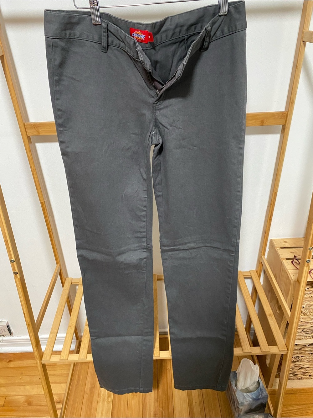 Dickies Men’s Straight Fit Chino Pants - Charcoal